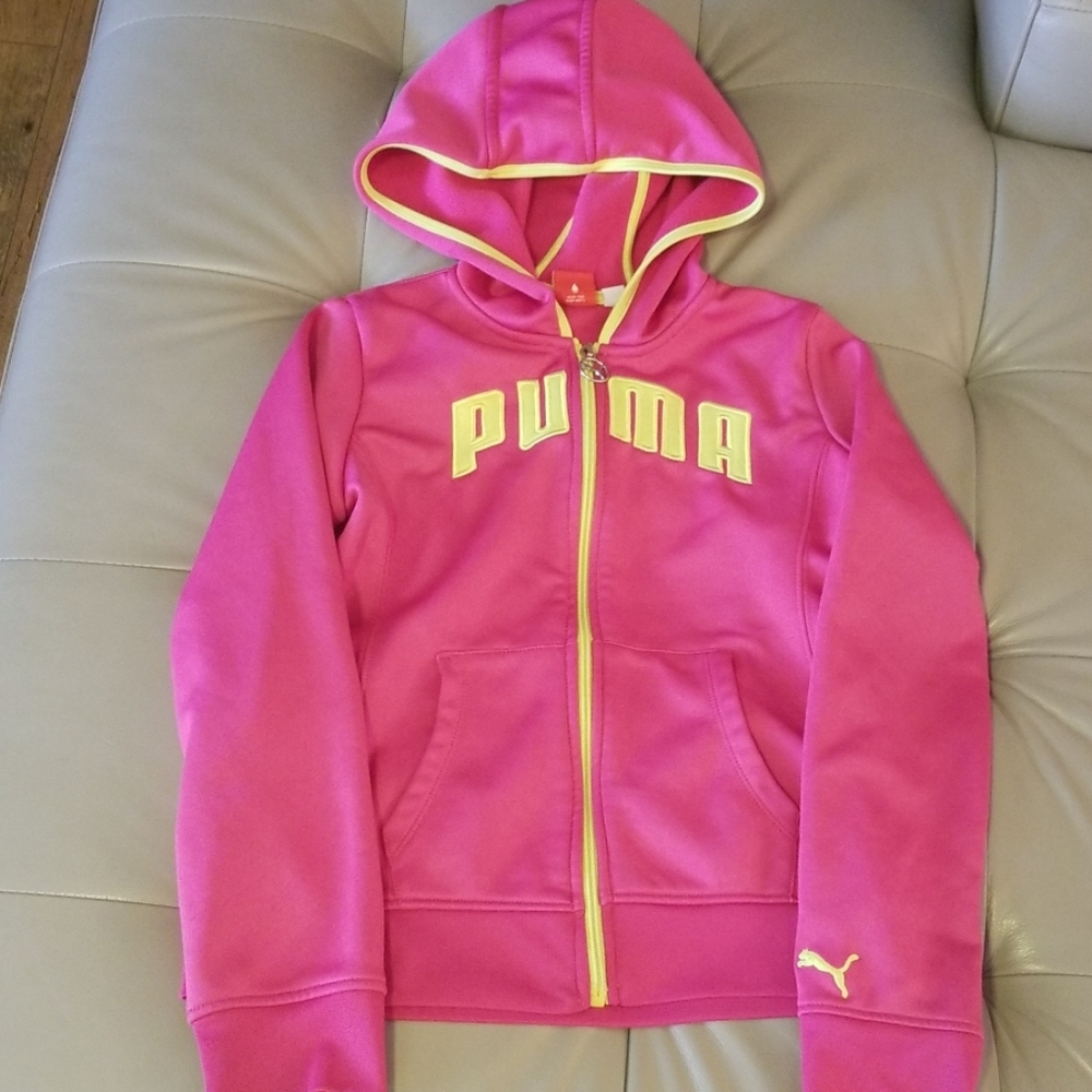 Puma girl's hoodie. Sz L.
